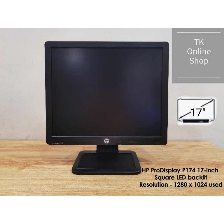 Monitor HP ProDisplay P17A 17inch LED Backlit Resolution 1280 x 1024