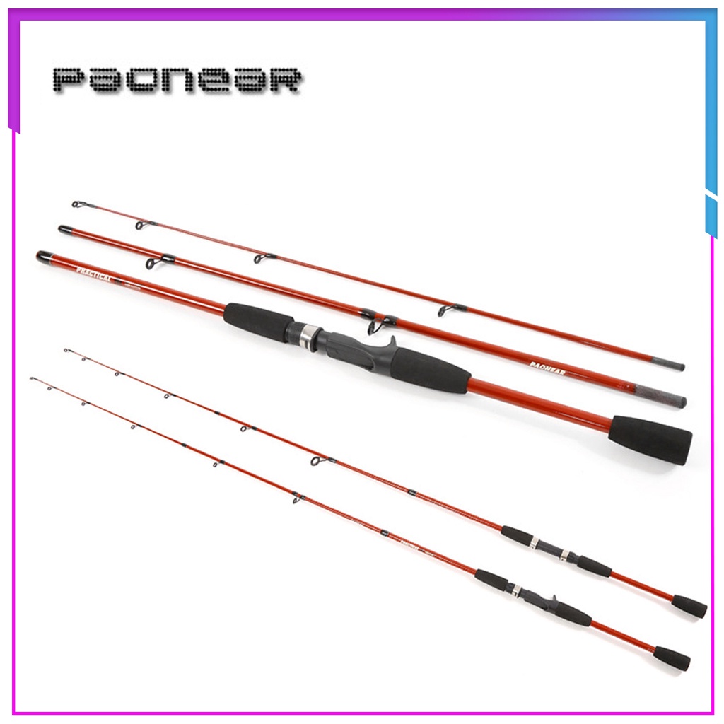 6ft 3-section portable fishing rod carbon fiber fishing rod