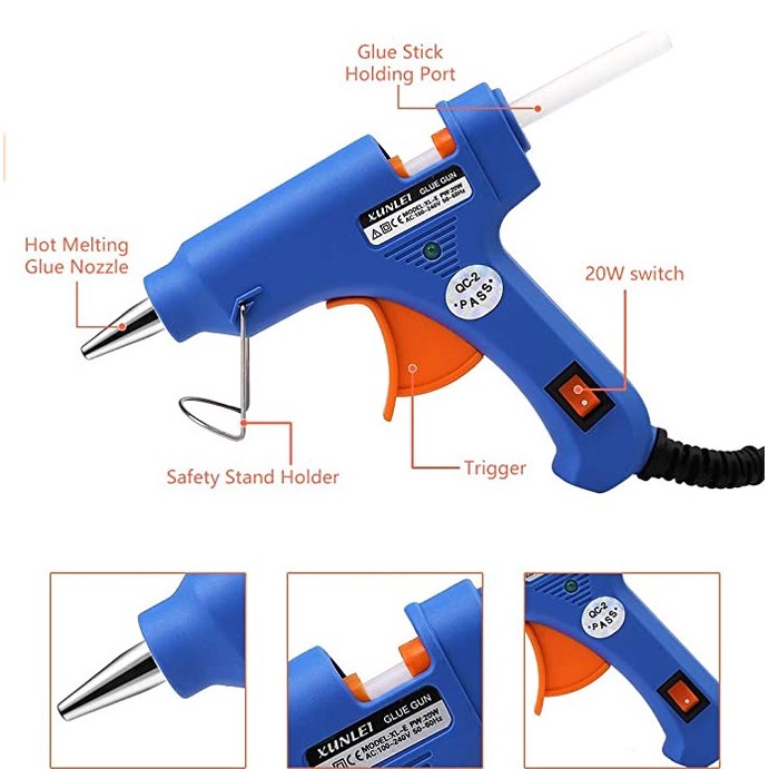 Glue Gun Glue Gun Pistol Gam W Electric Hot Melt Glue Gun Pcs Adhesive Electric Glue Hot