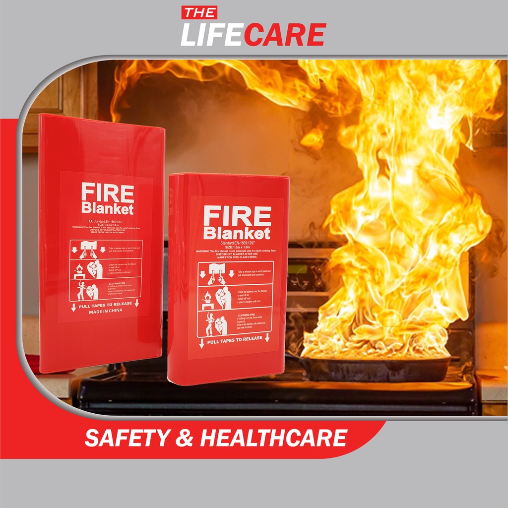 Fire Fighting Fiberglass Fire Blanket for Home and workplace with hard ...