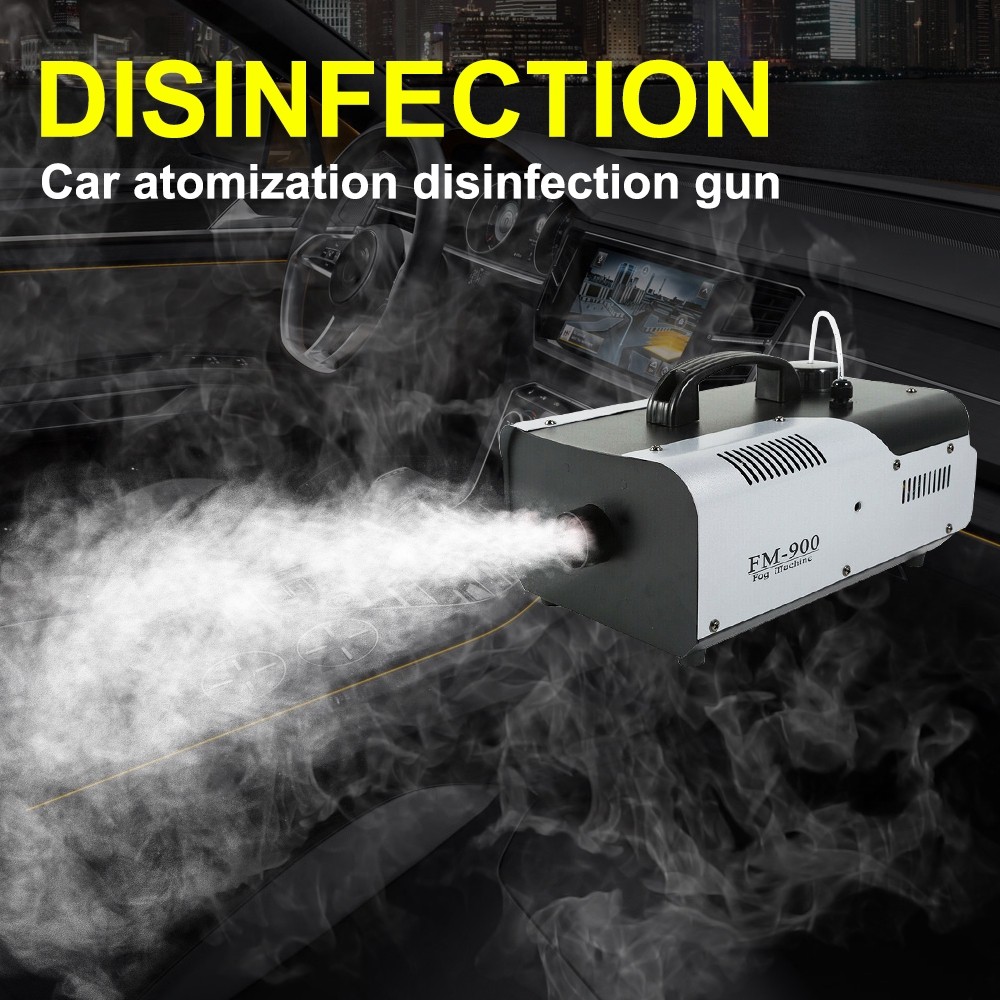 900W Disinfection Atomizer Mist Fog Smoke Machine For Virus SILBAC