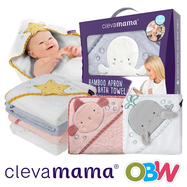 Clevamama Bamboo Hooded Towel Baby Bath Towel Shopee Malaysia