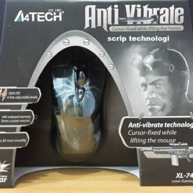A4Tech XL-747H Gaming mouse / a4tech 747 spider mouse | Shopee Malaysia