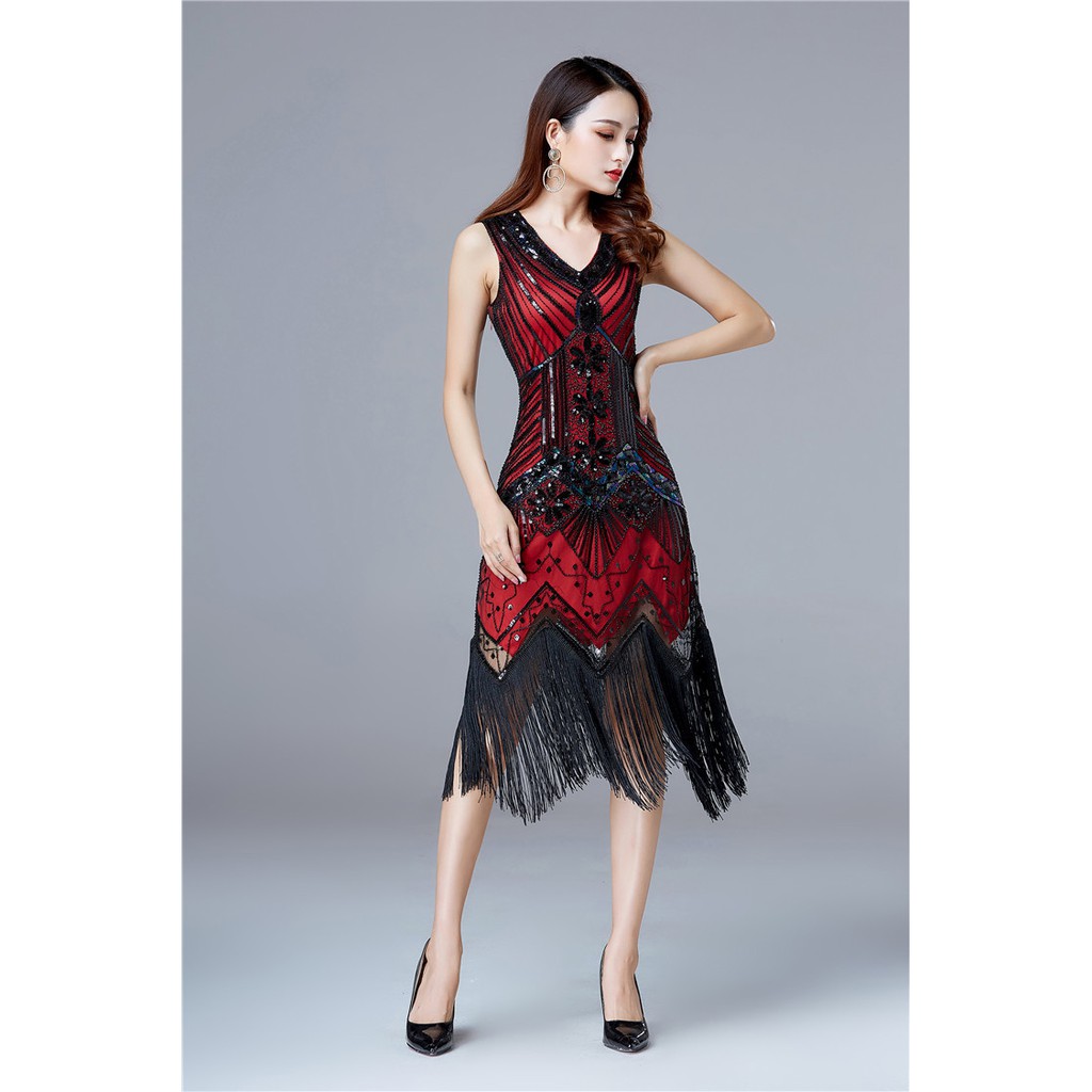 Great gatsby red outlet dress