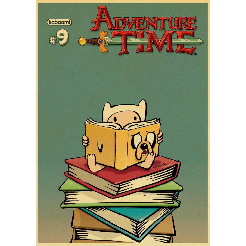 Adventure Time with Finn and Jake Poster Classic Cartoon Movie Retro ...