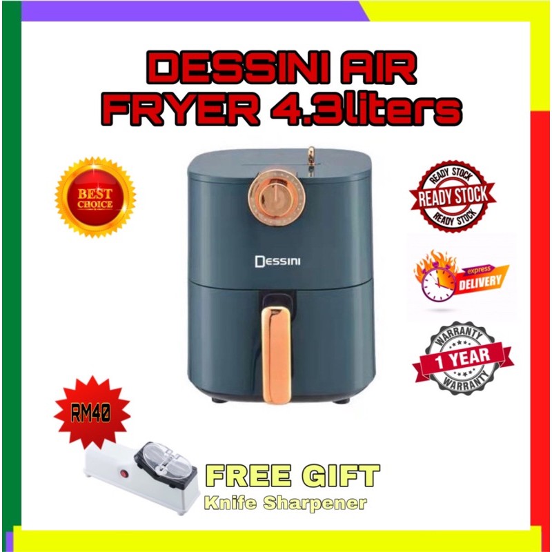 DESSINI AIR FRYER 4.3 Liter Shopee Malaysia