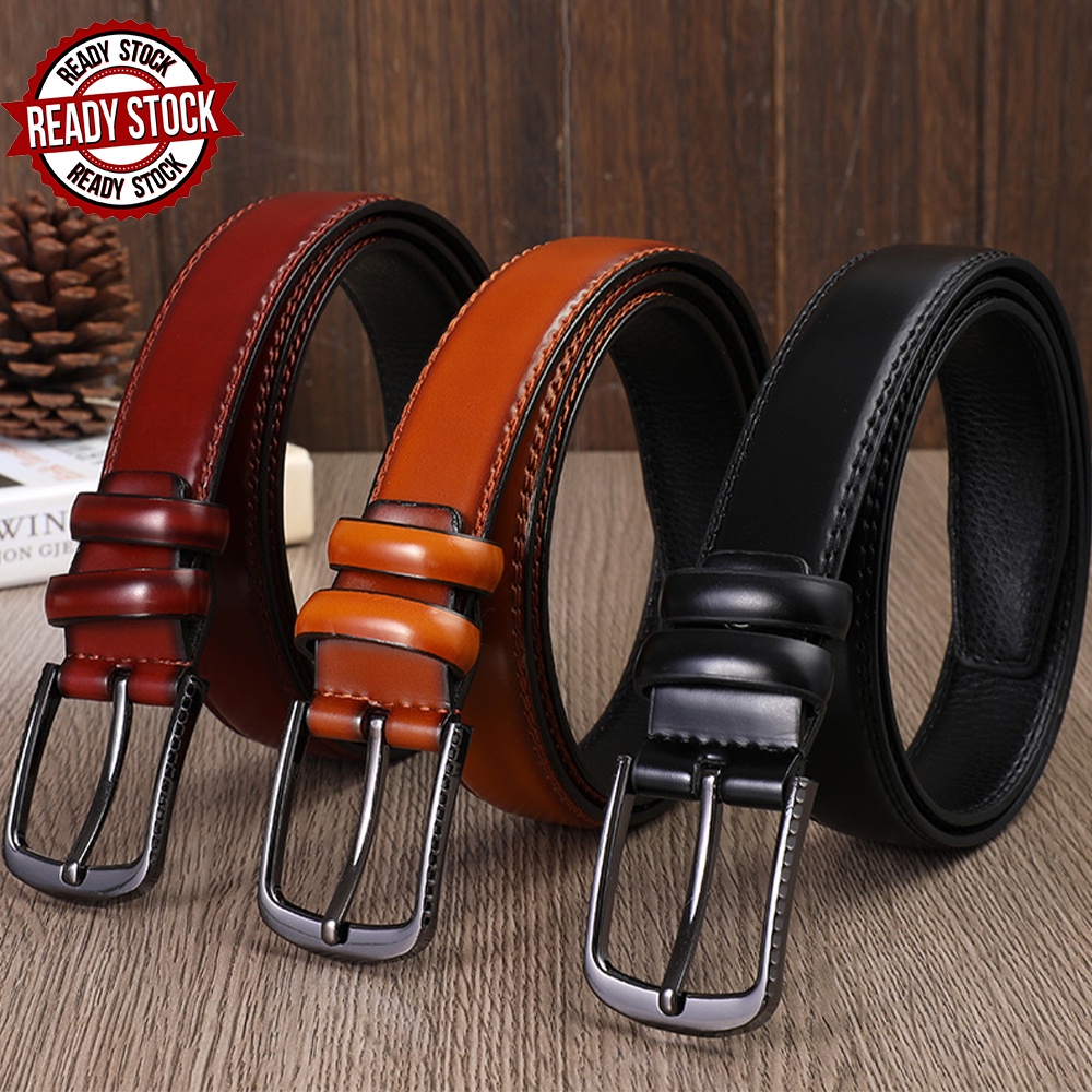 Tali Pinggang Lelaki Men Casual Belt High Quality PU Leather Men's Belt ...