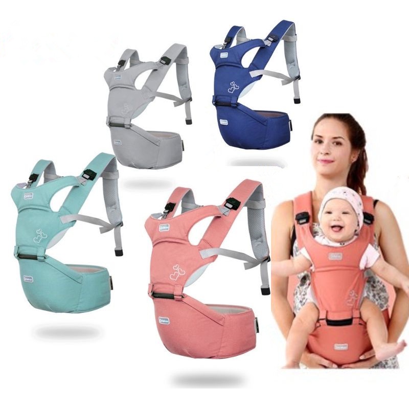 Breathable Baby Carrier Multi Function 360 Degree Back Front Facing Infant Removable Hip Seat BG004 Shopee Malaysia