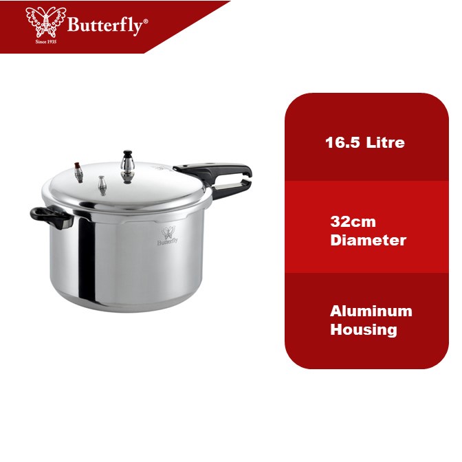 Butterfly Pressure Cooker 16.5L - BPC-32A