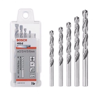 BOSCH HSS-G Metal Drill Bit 1mm - 6mm / HSS Twist Drill Bit Ground For ...