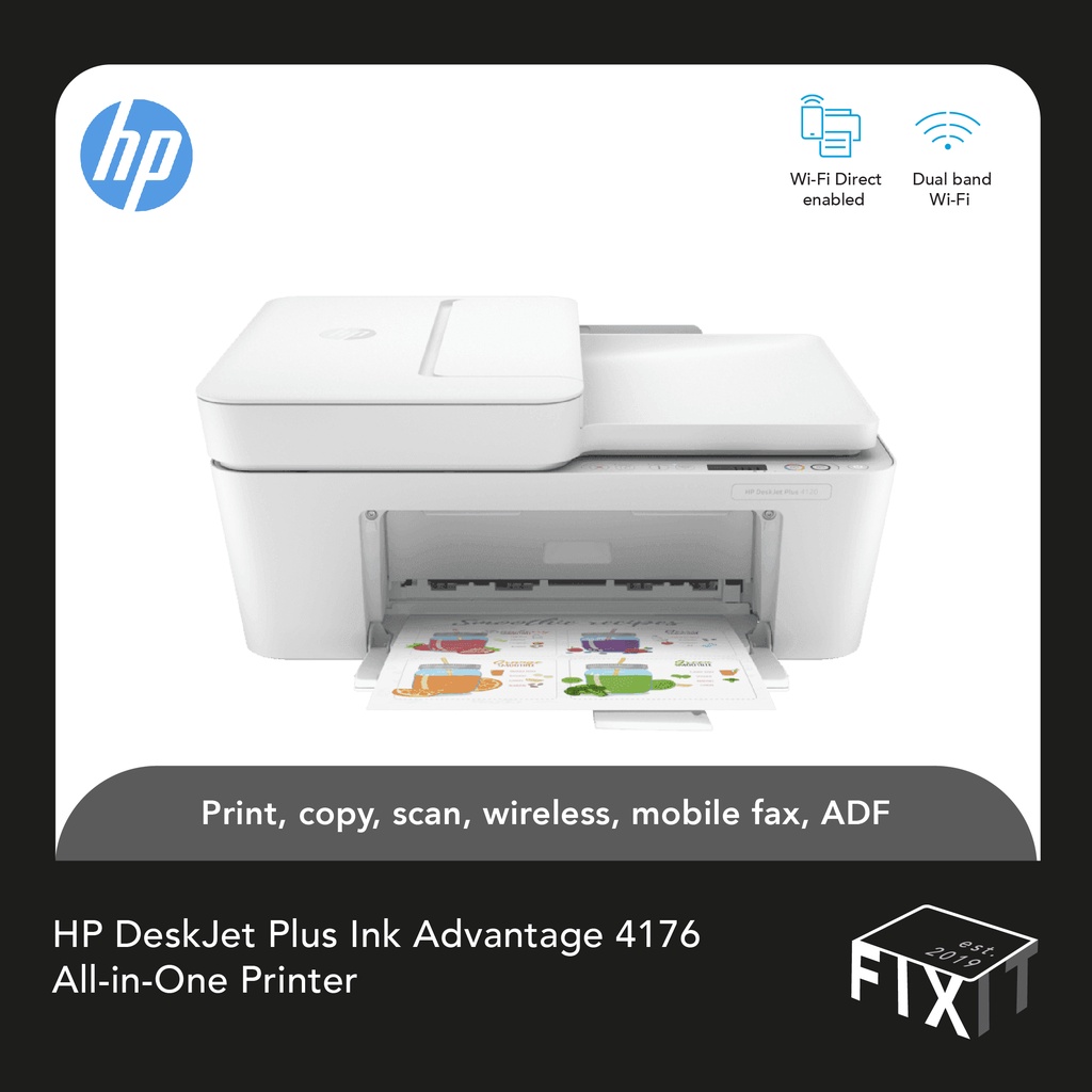 HP DESKJET INK ADVANTAGE 4176 (WIRELESS) AIO PRINTER | Shopee Malaysia