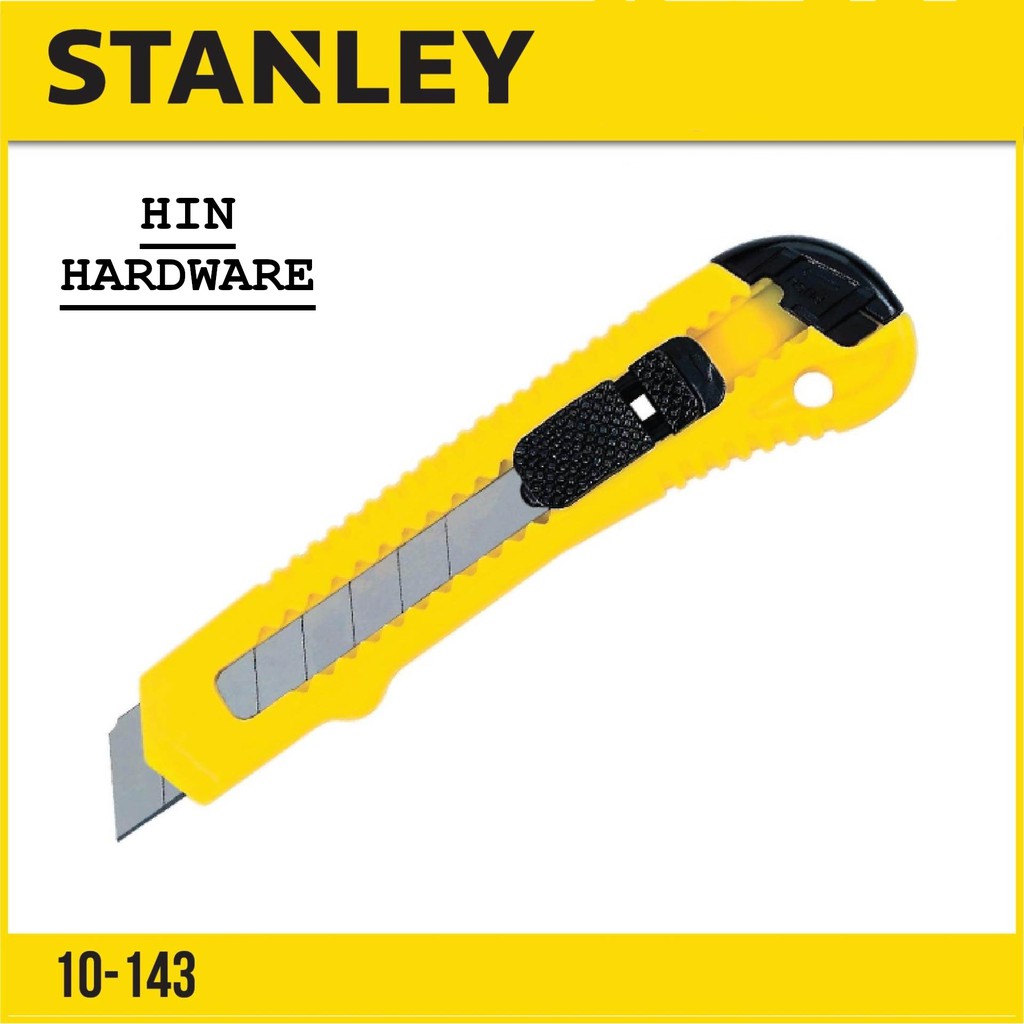 Stanley 10-143 Basic Snap Off Cutter Knife 18mm