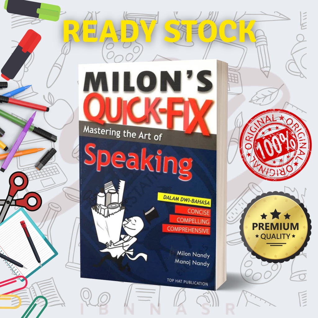BUKU LATIHAN SEKOLAH | Milon's Quick-Fix: Mastering The Art Of Speaking ...