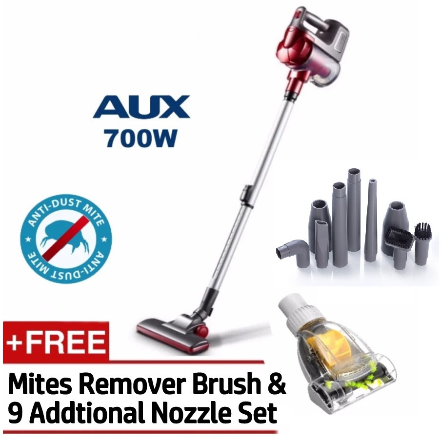 VACUM RUMAH Mites vacuum Aux 700W Super Powerful Vacuum Cleaner 3in1