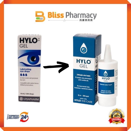 HYLO-Gel Lubricating Eye Drops 10ml | Shopee Malaysia