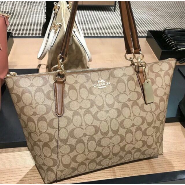 AVA TOTE IN SIGNATURE COACH F58318 Shopee Malaysia