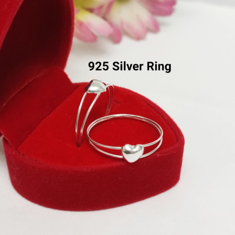 925 Silver Ring For Girls Women R006/8450 Cincin Perempuan Budak Dewasa Perak Tulen 925纯银戒指 original silver 925
