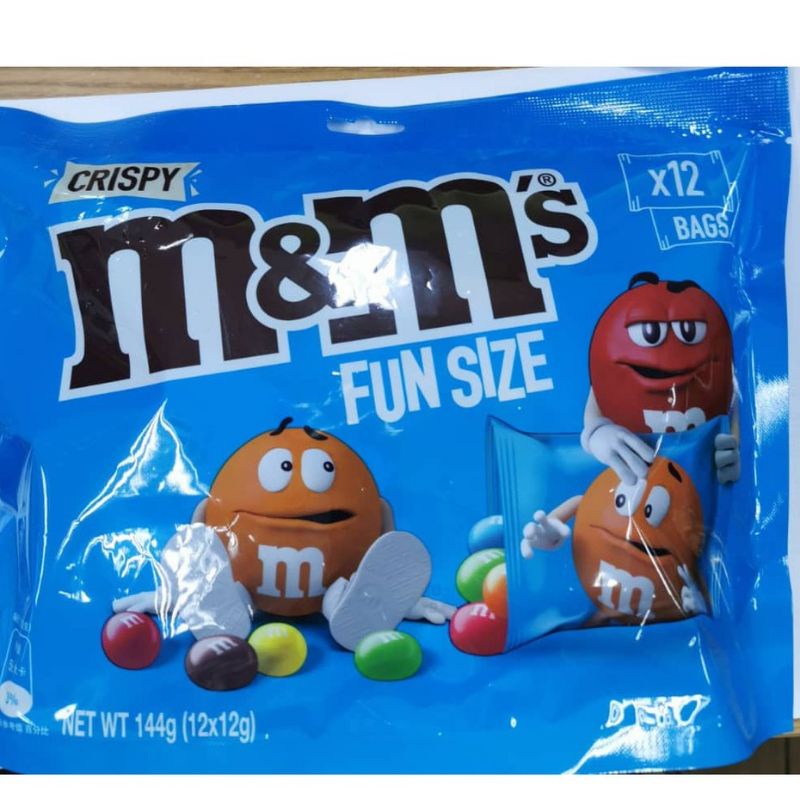 M&M 'S FUN SIZE CHOCOLATE/PEANUT/CRISPY 144G-175.5G