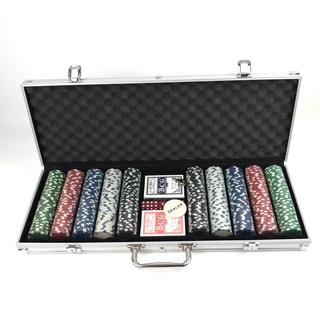 Poker Set Card Game With Aluminium Case 德州扑克牌套装200 Chips