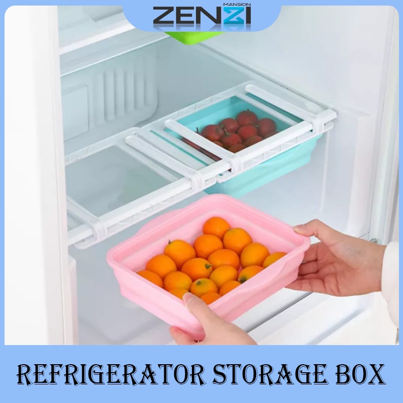 Refrigerator Storage Box Folding Stacked Refrigerator Finishing Storage