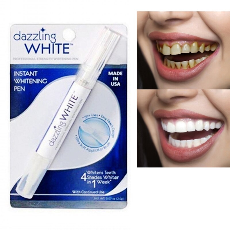 White Teeth Whitening Pen Tooth Gel Whitener Bleach Remove Stains oral