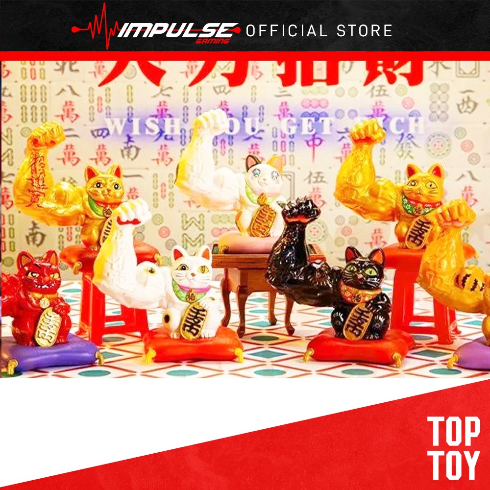 TopToy Damogee Series 1 [Blind Box / Full Case] 大力招财猫 祈福系列 第一弹 [盲盒 / 端盒 ...