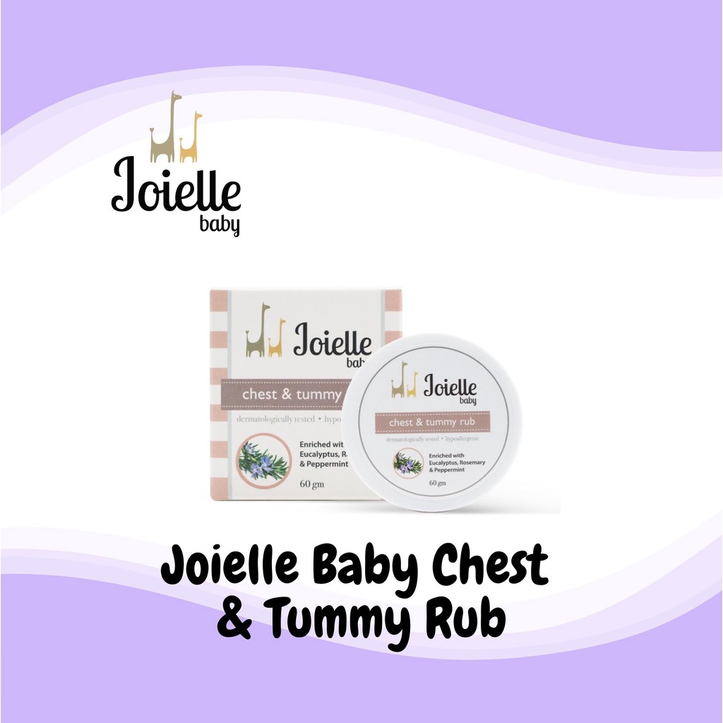 Joielle Baby Chest and Tummy Rub (60g) Shopee Malaysia
