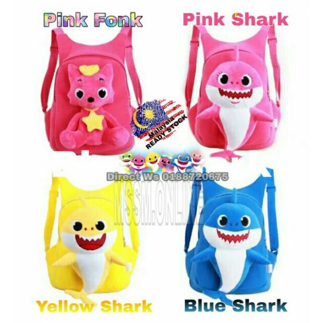 🇲🇾Ready stock!! Baby Shark Mommy Shark Daddy Shark and PinkFong