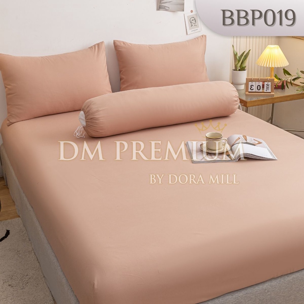 [READY STOCK] Premium Plain Colour Fitted Bedsheet 2-in-1 Single/ 4-in ...