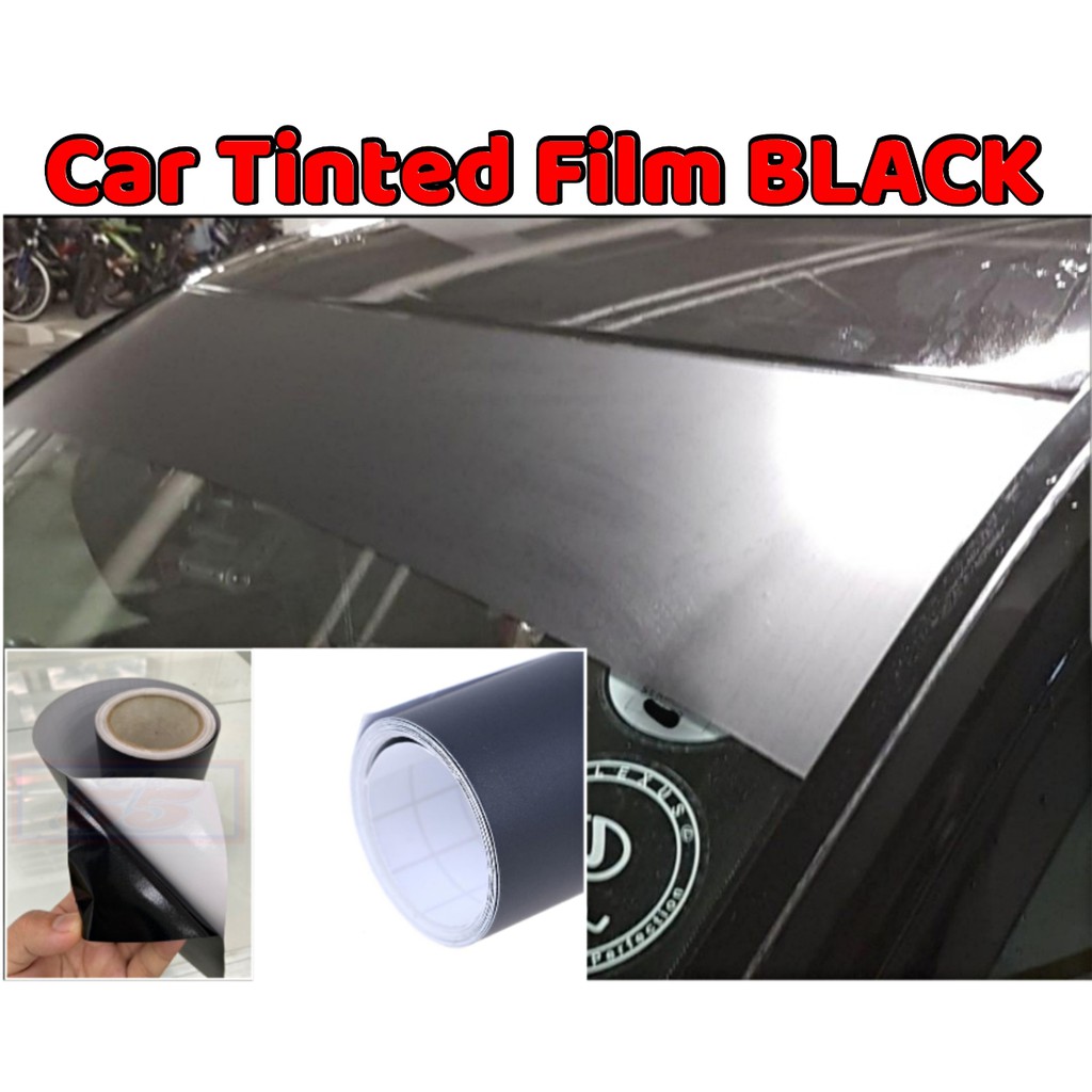 Car Windscreen MATT BLACK Sticker For Inside & Outside ( 9.5