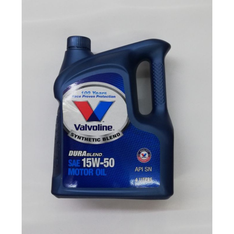 VALVOLINE ENGINE OIL 15W50 - 4 LITERS | Shopee Malaysia
