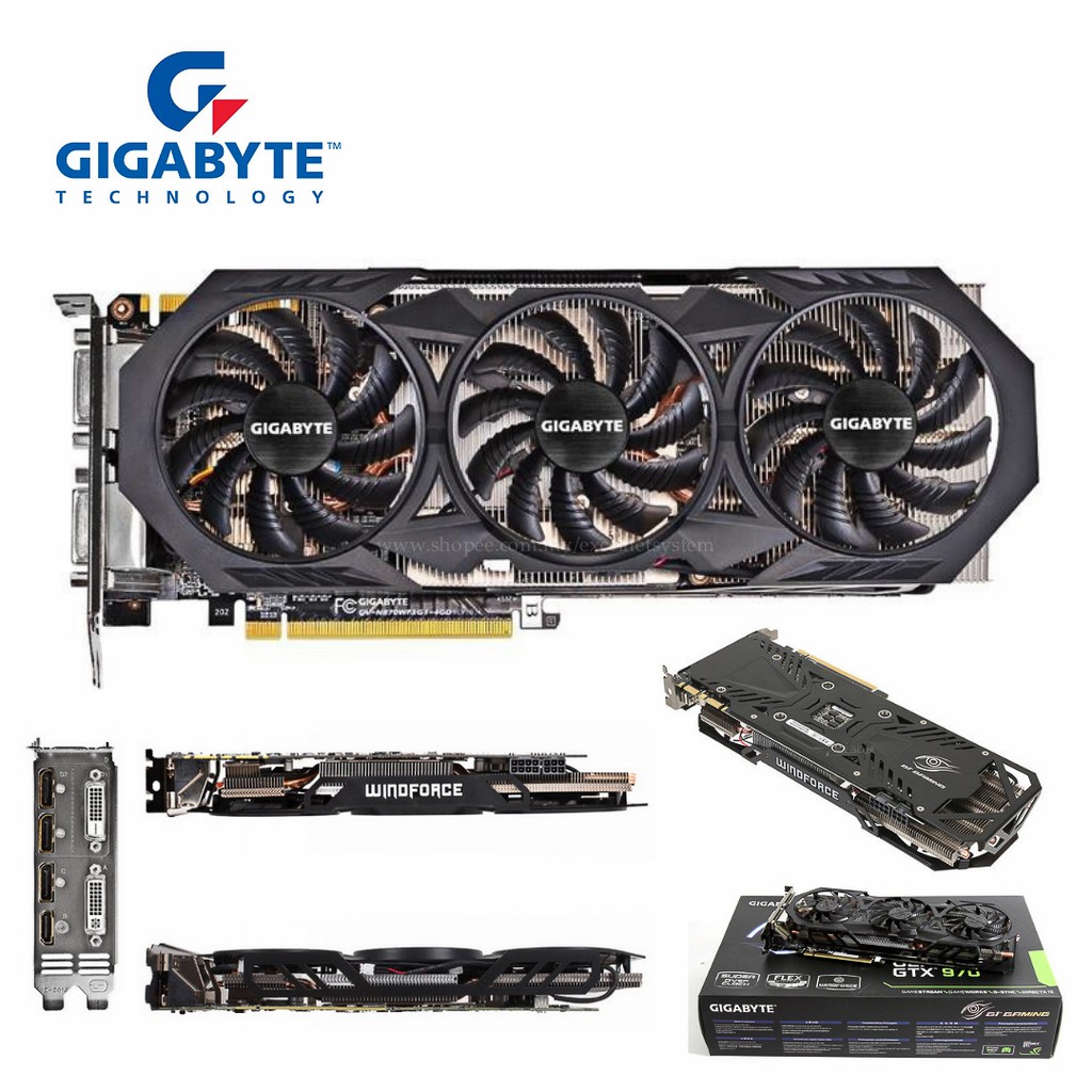 GIGABYTE NVIDIA GEFORCE GTX 980 WINDFORCE (GV-N980G1 GAMING-4GD