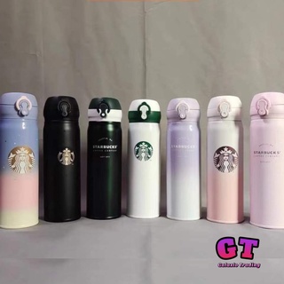 Starbucks 12oz (350ml) Stainless Steel Thermos Flask Cup White &  Green/White Lid