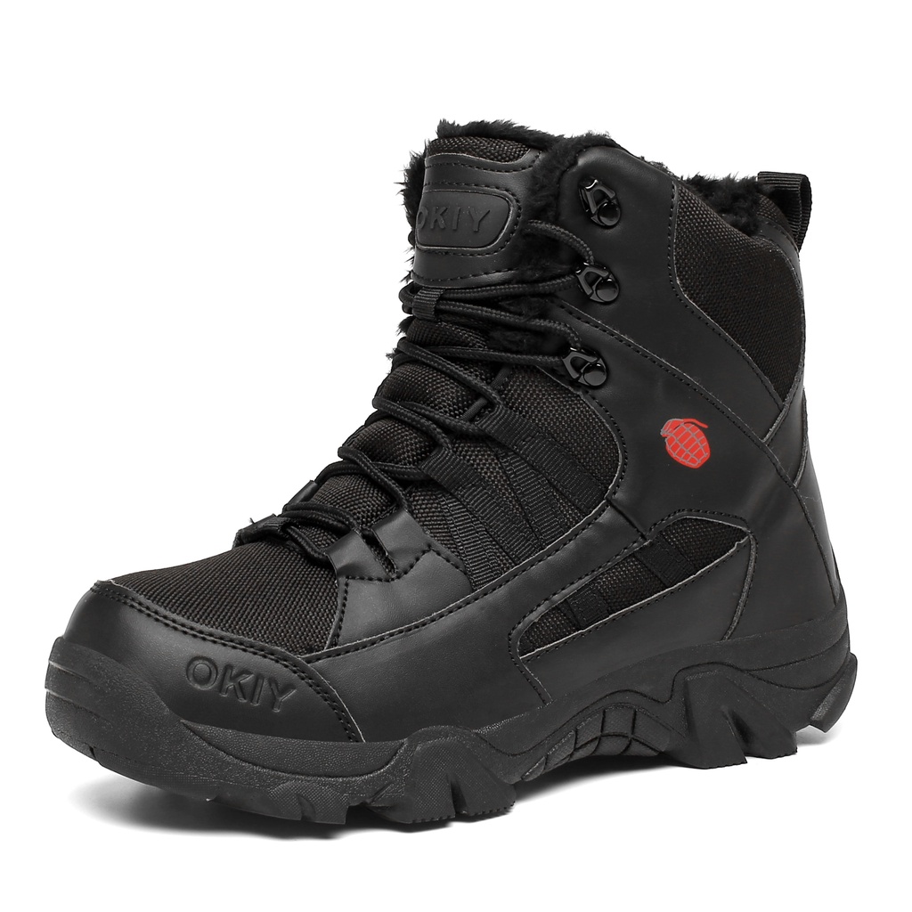 OKIY MAN Tactical Boots Lelaki Outdoor Jungle adventure Shoes Sport Hiking Shoes Shopee Malaysia
