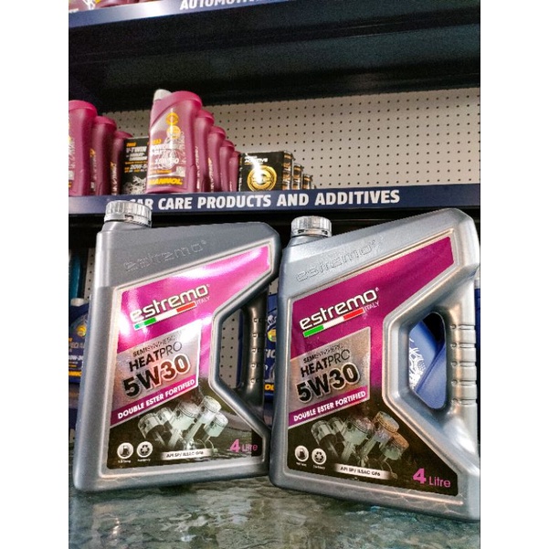 ESTREMO HEATPRO 5W 30 DOUBLE ESTER SEMI SYNTHETIC ENGINE OIL. Shopee