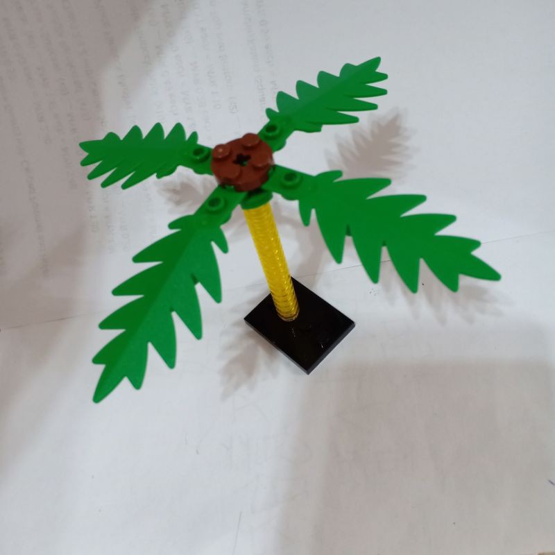 Lego coconut tree as picture