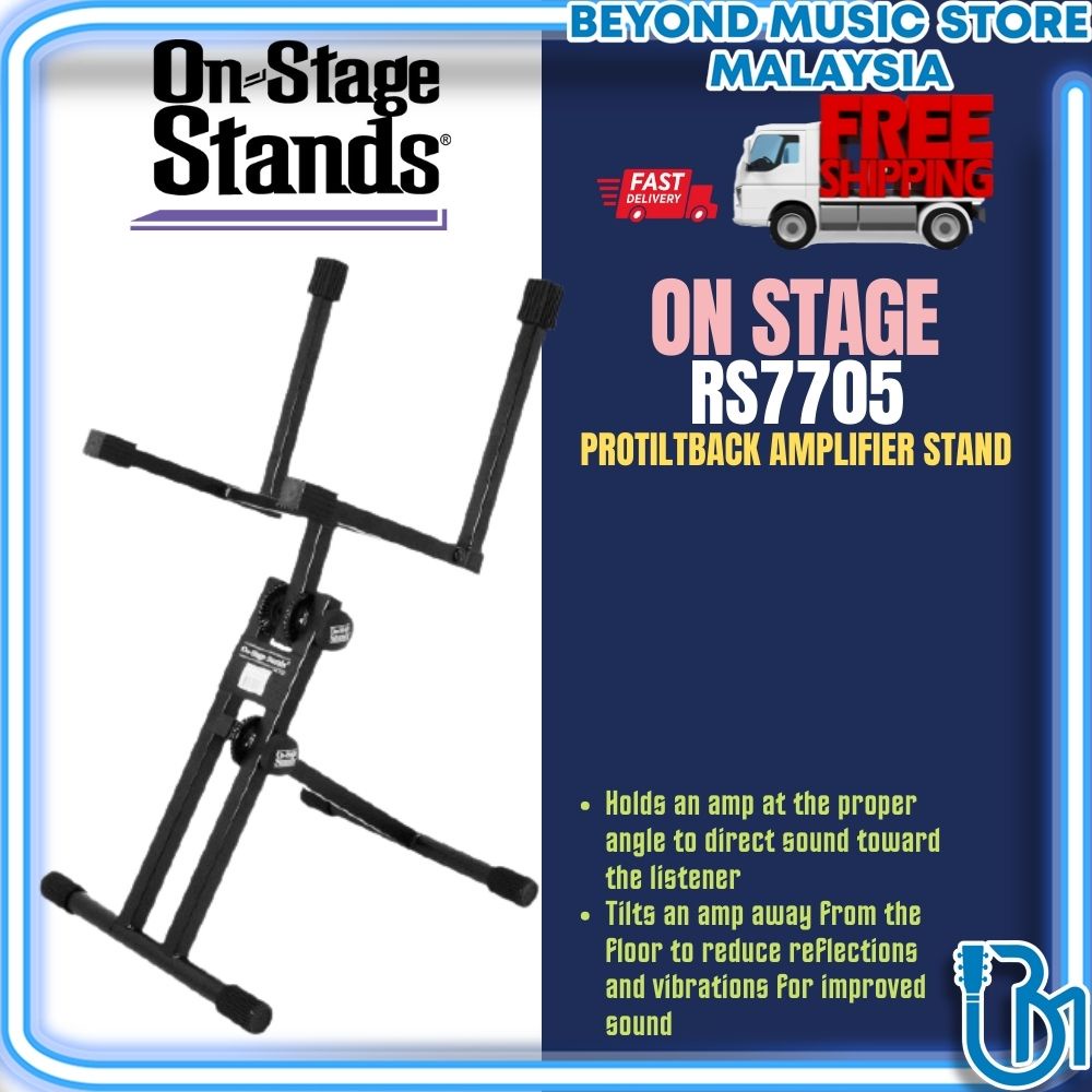 ON STAGE RS7705 PROTILTBACK AMPLIFIER STAND Shopee Malaysia