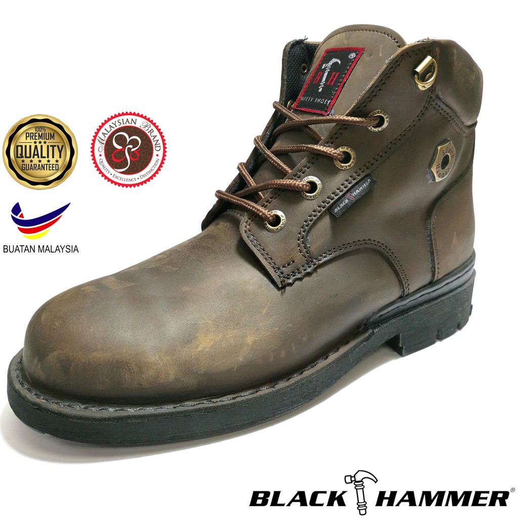 Safety boots hotsell black hammer