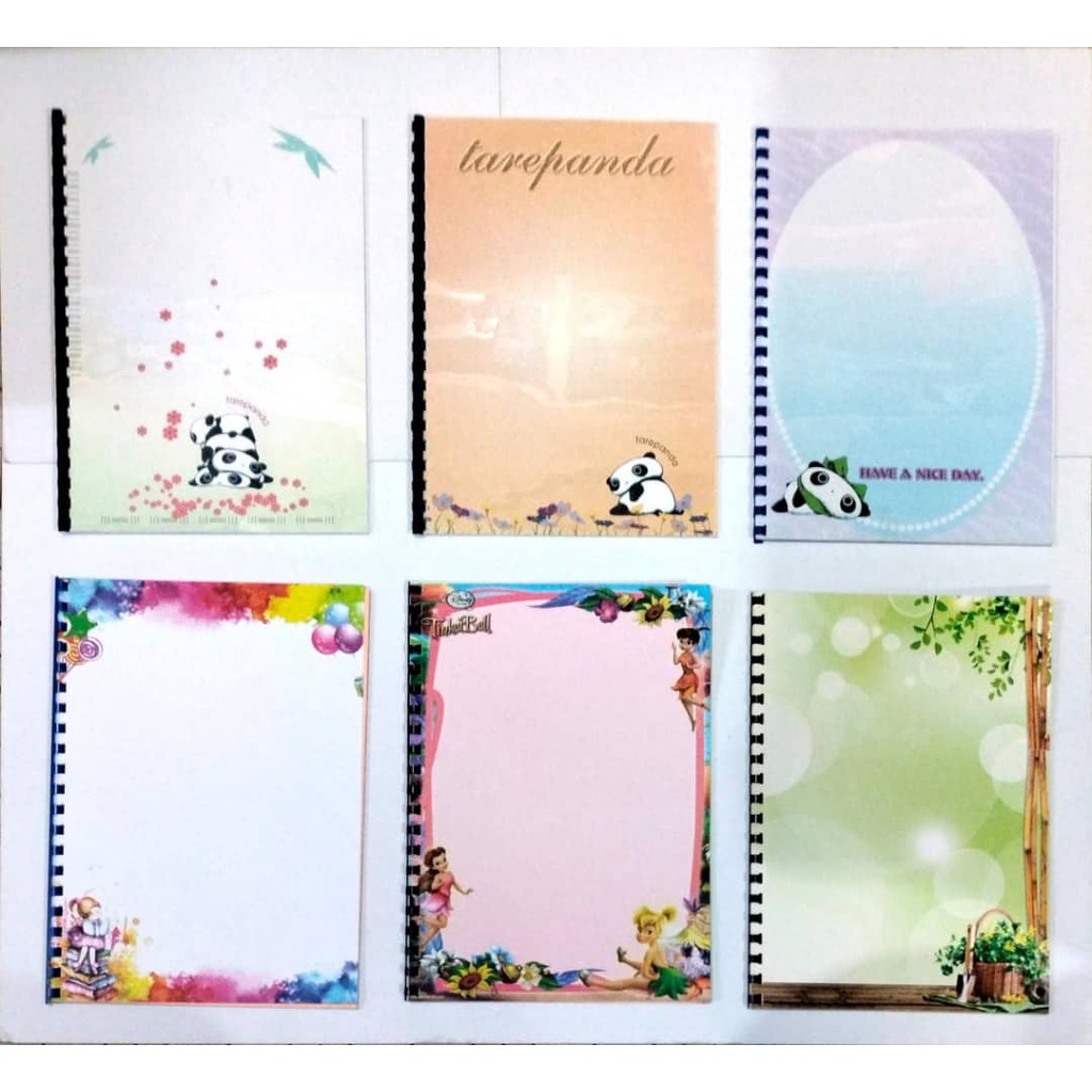 *READY STOCK* 30 Sheet Buku Skrap Folio Set / Scrap Book / Folio