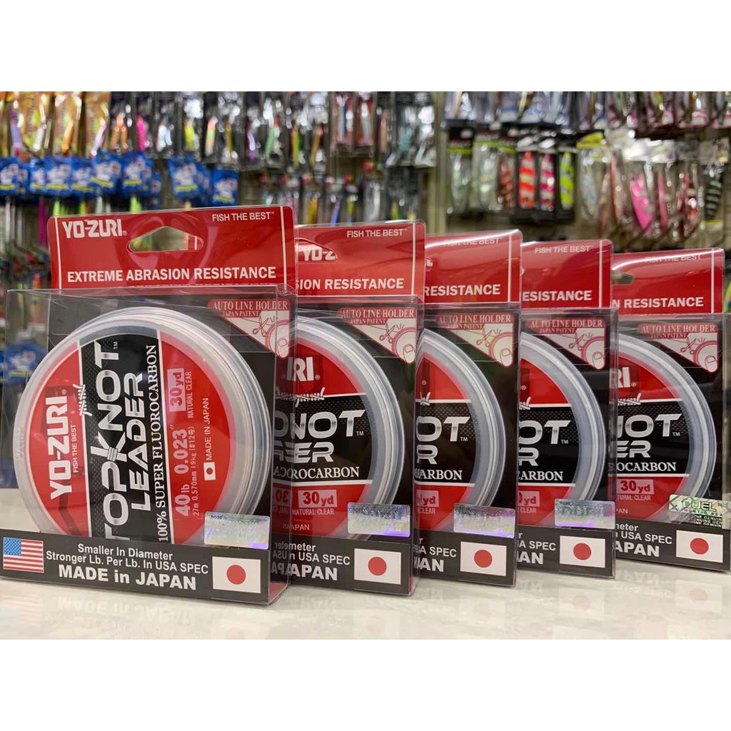 Yozuri TopKnot Leader 100 Super Fluorocarbon 15lb to 80lb Fluorocarbon