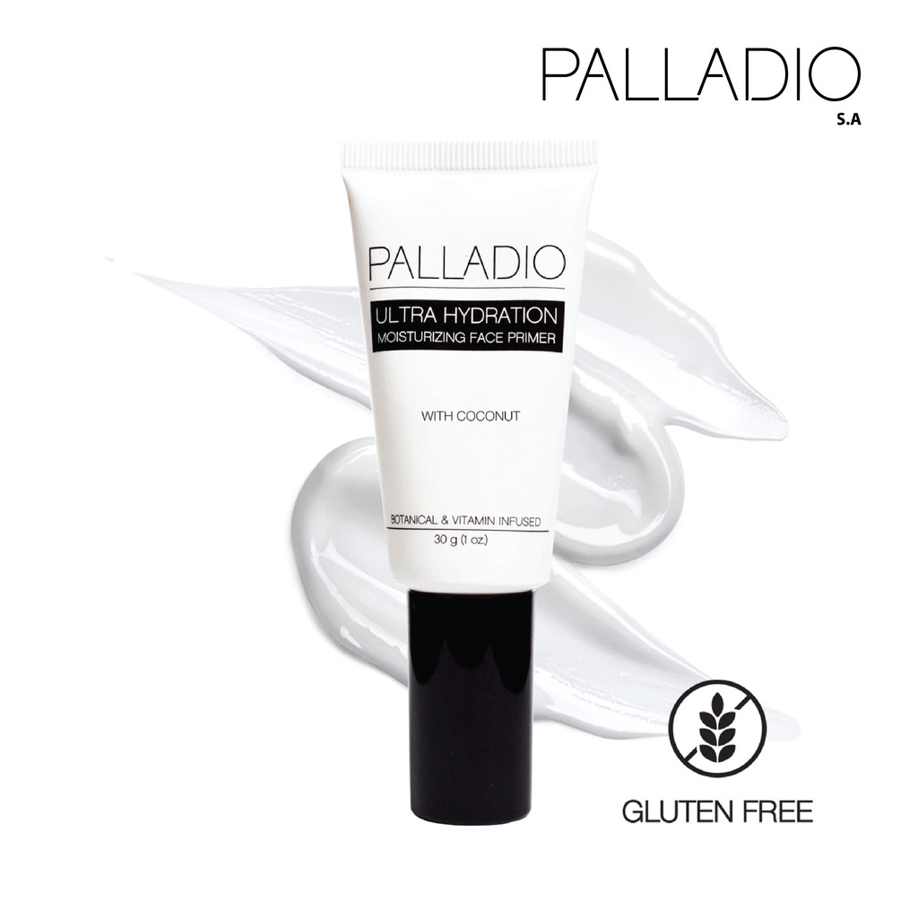 Palladio Ultra Hydration Primer – Mit Kokosöl, Füllt Poren, Nicht Fettend, Vegan