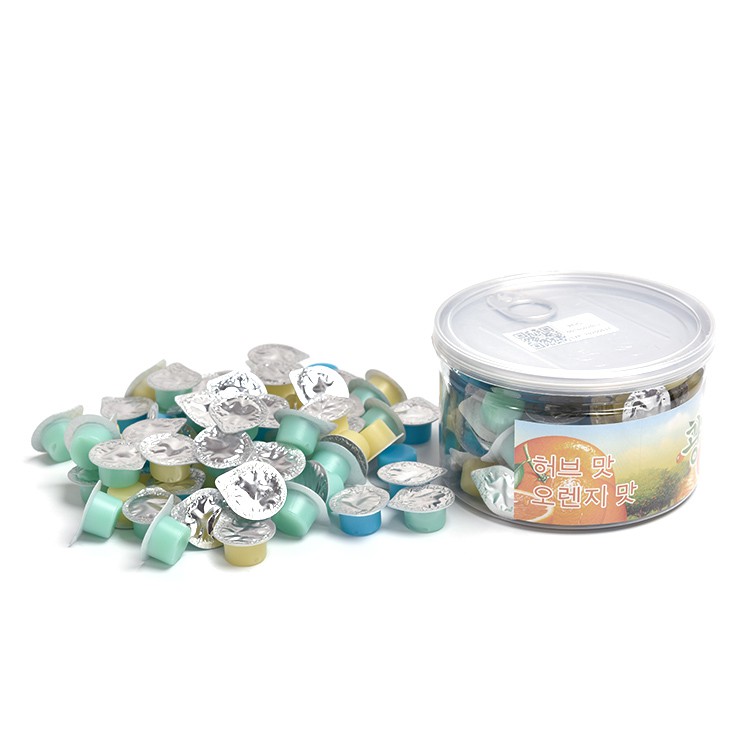 100Pcs/box Dental Tooth Polishing Paste 3 Flavors Vanilla Mint Orange