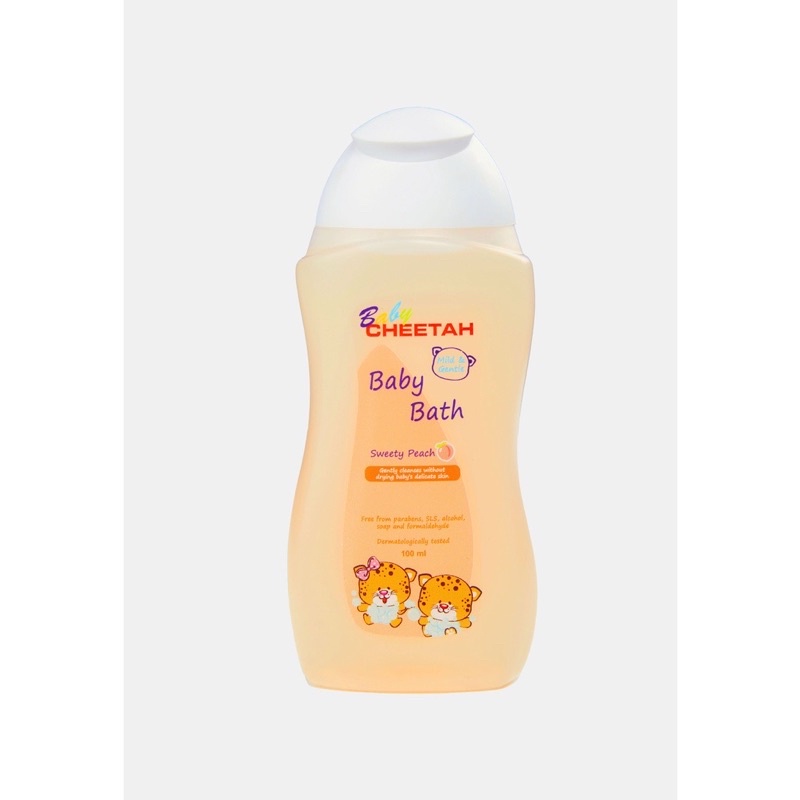 Cheetah Baby Bath - Sweet Peach 100ml | Shopee Malaysia