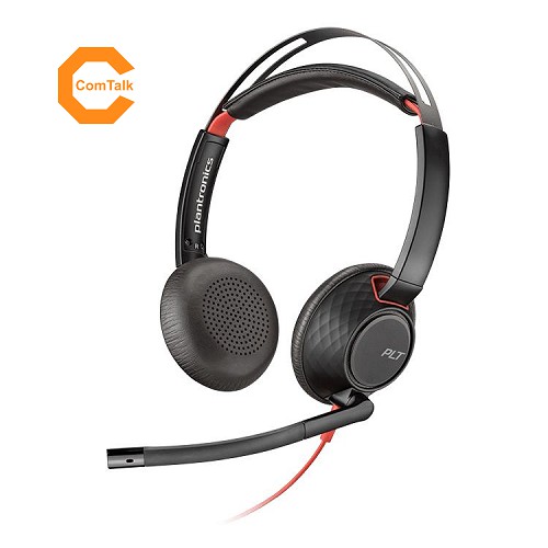 Polycom Plantronics Blackwire 5220 Wired Over-the-head Stereo Headset ...