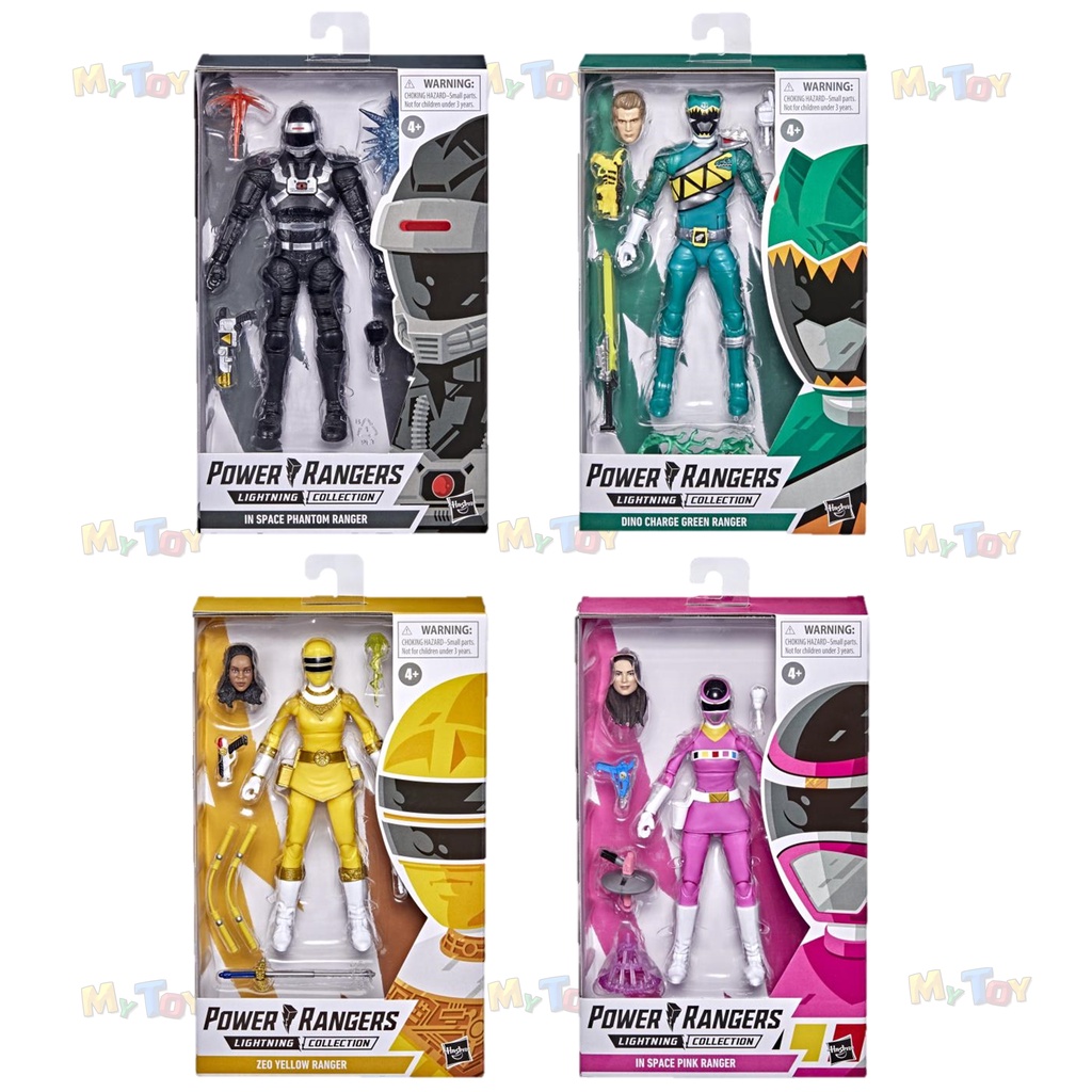 Hasbro Power Rangers Lightning Collection 6 Inch Wave 10 Set of 4 ...