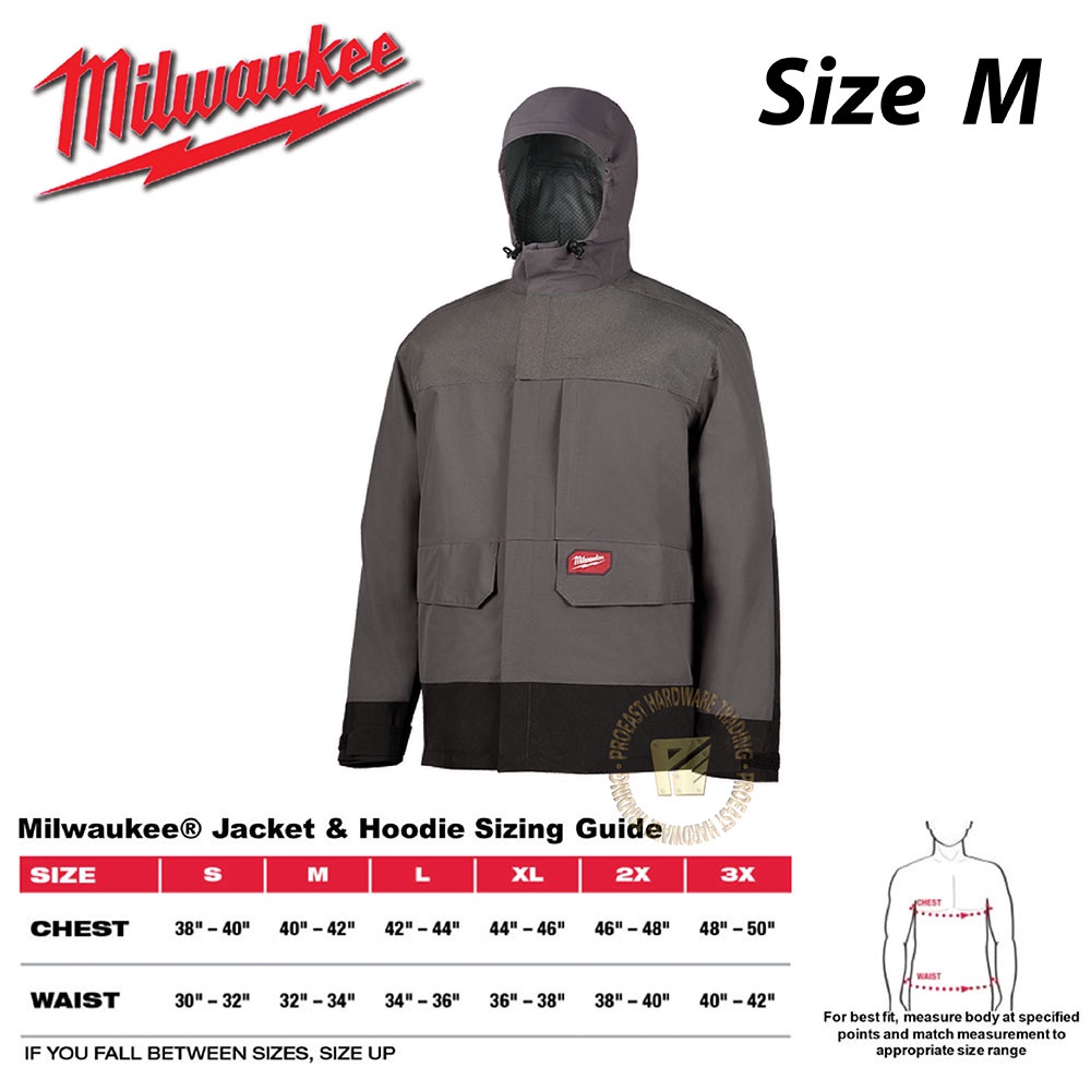 Hydrobreak Layer Rain Milwaukee Hydrobreak Rain Shell Jacket