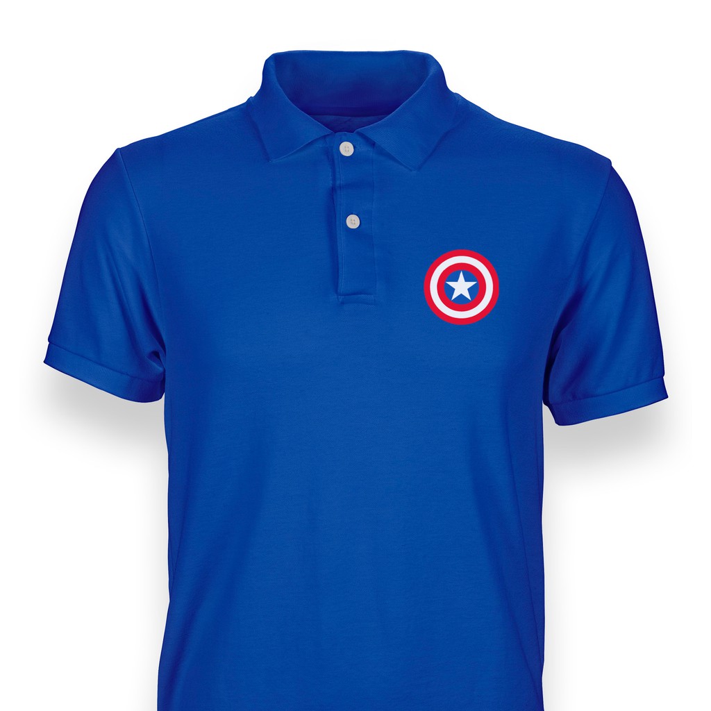 Captain america polo shirt sale