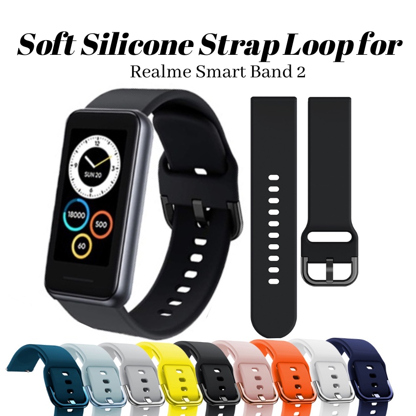 Realme Band 2 Strap Sillcone Replacement Wristband for Realme