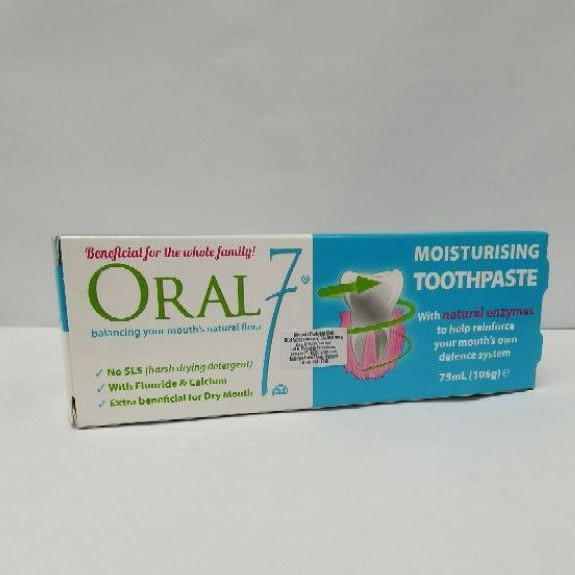 Oral 7 Moisturising Toothpaste 75ml (105g) | Shopee Malaysia