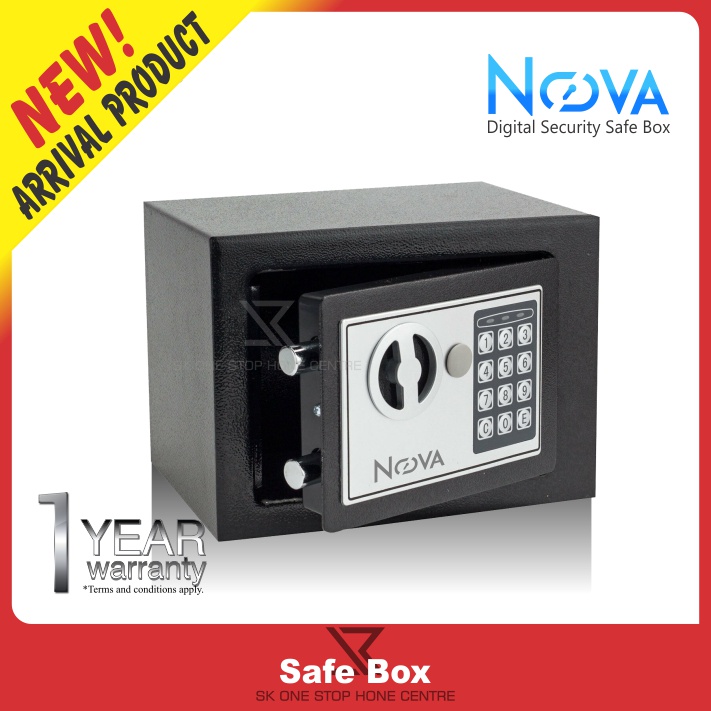 Nova NSE 170 Digital Digital Safety Box Safe Box Lock Storage Box Anti ...
